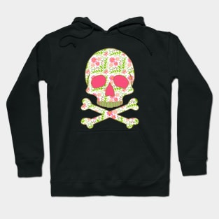 Skull with Flowers Hoodie